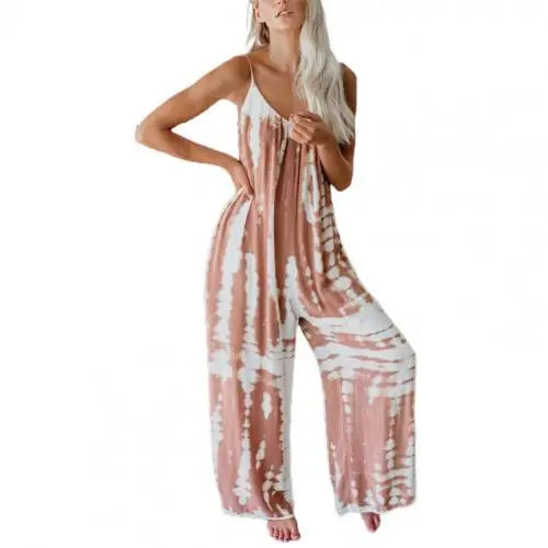 Selene – Zomerse Tie-Dye Jumpsuit