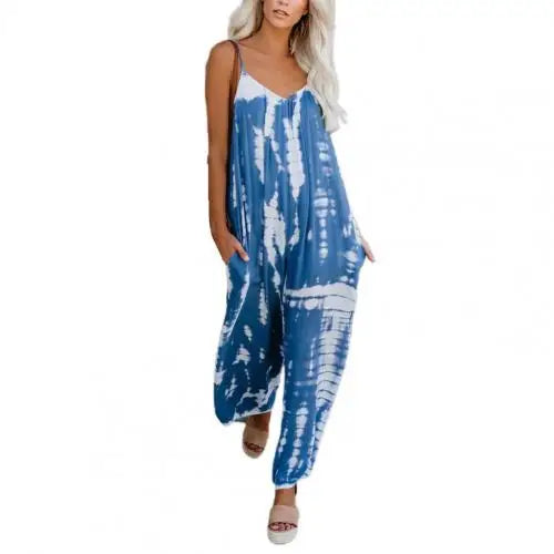 Selene – Zomerse Tie-Dye Jumpsuit