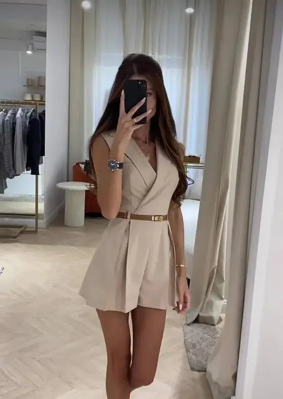 SunChic™ Elegante Mouwloze Body Suit.