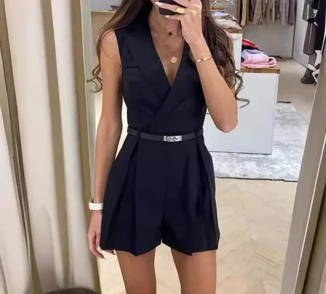 SunChic™ Elegante Mouwloze Body Suit.
