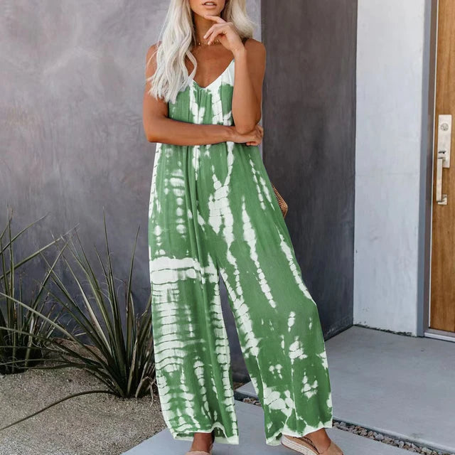 Selene – Zomerse Tie-Dye Jumpsuit