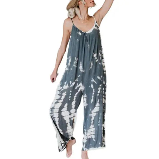 Selene – Zomerse Tie-Dye Jumpsuit
