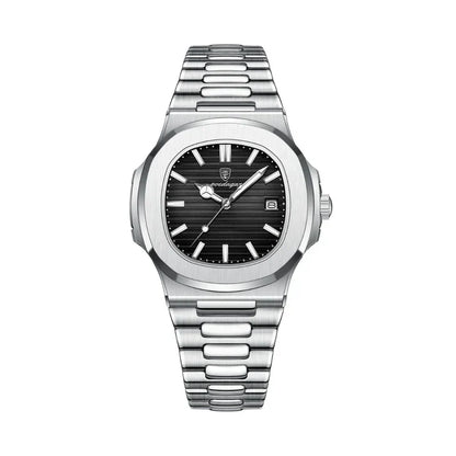Aurum 41™ Klassiek Herenhorloge – Waterbestendig & Verstelbaar | RVS Kwarts