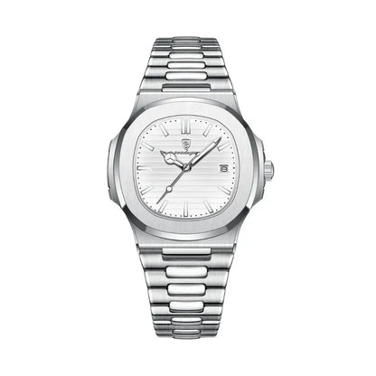 Aurum 41™ Klassiek Herenhorloge – Waterbestendig & Verstelbaar | RVS Kwarts