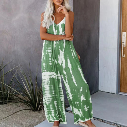 Selene – Zomerse Tie-Dye Jumpsuit